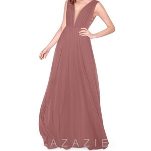 Azazie Blaine Dusty Rose Bridesmaid Dress